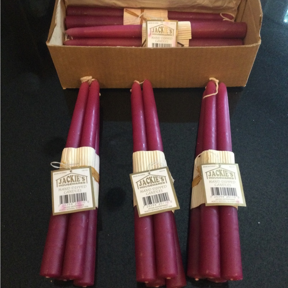 Set of 24 Handmade Candles